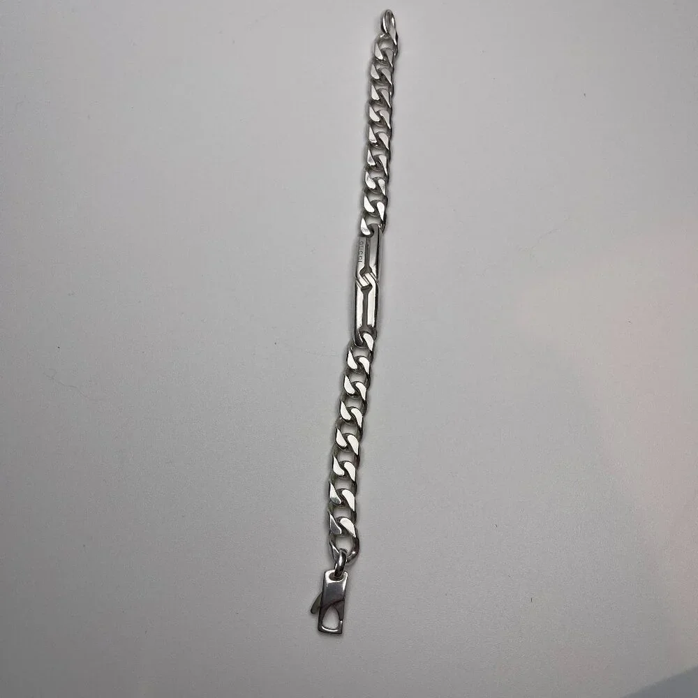 GUCCI Infinity Knot Chain Bracelet Sterling Silver 925 - Preowned - Picture 2 of 11